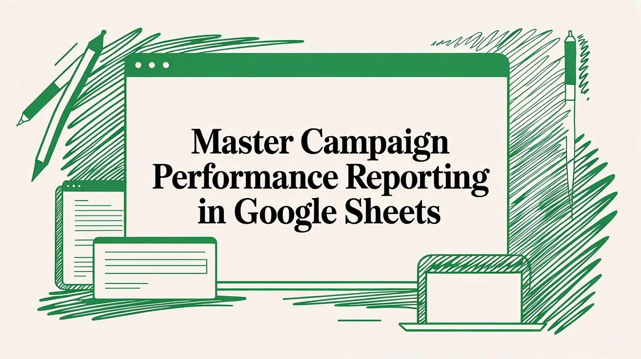 Master Campaign Performance Reporting in Google Sheets