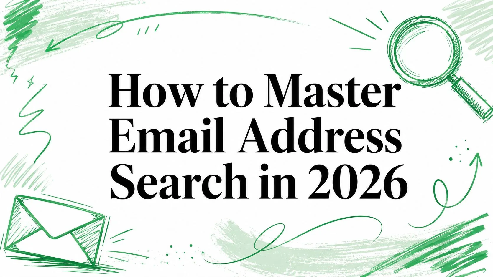 How to Master Email Address Search in 2026