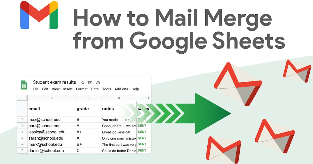 How to Mail Merge from Google Sheets (2025)