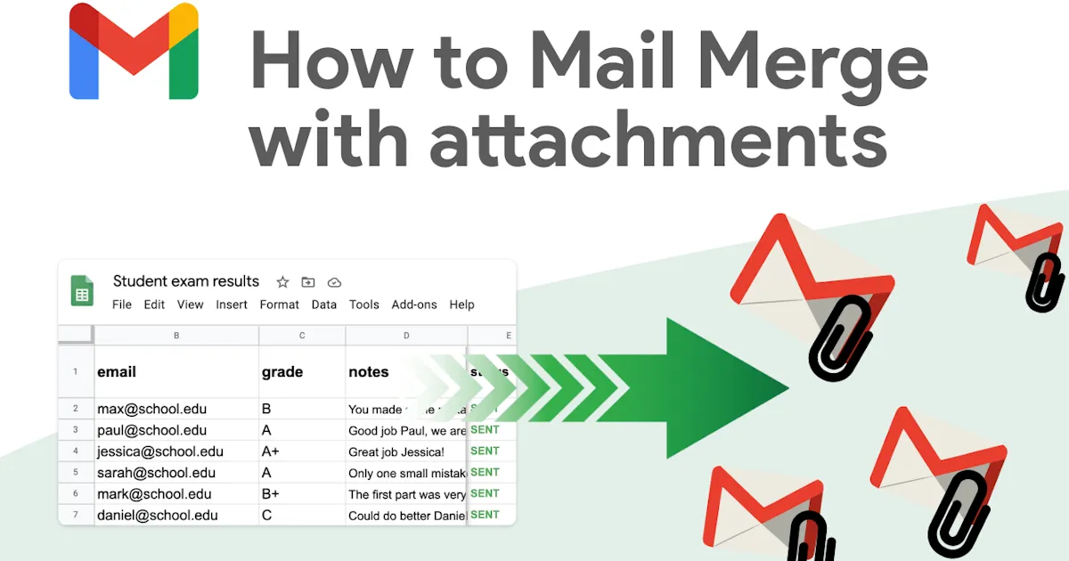 How to Mail Merge with Attachments (2025): The Best Methods for Gmail & Outlook