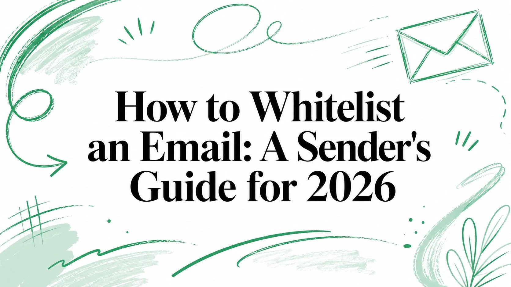 Wie man eine E-Mail auf die Whitelist setzt: Ein Leitfaden für Absender für 2026