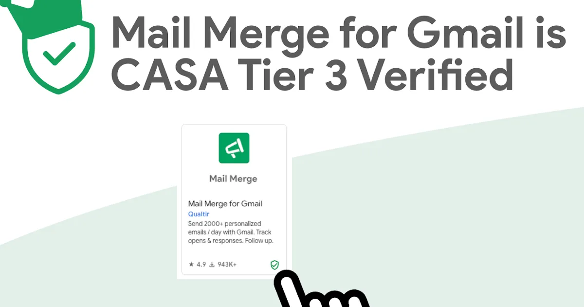 Mail Merge is CASA Tier 3 Certified!