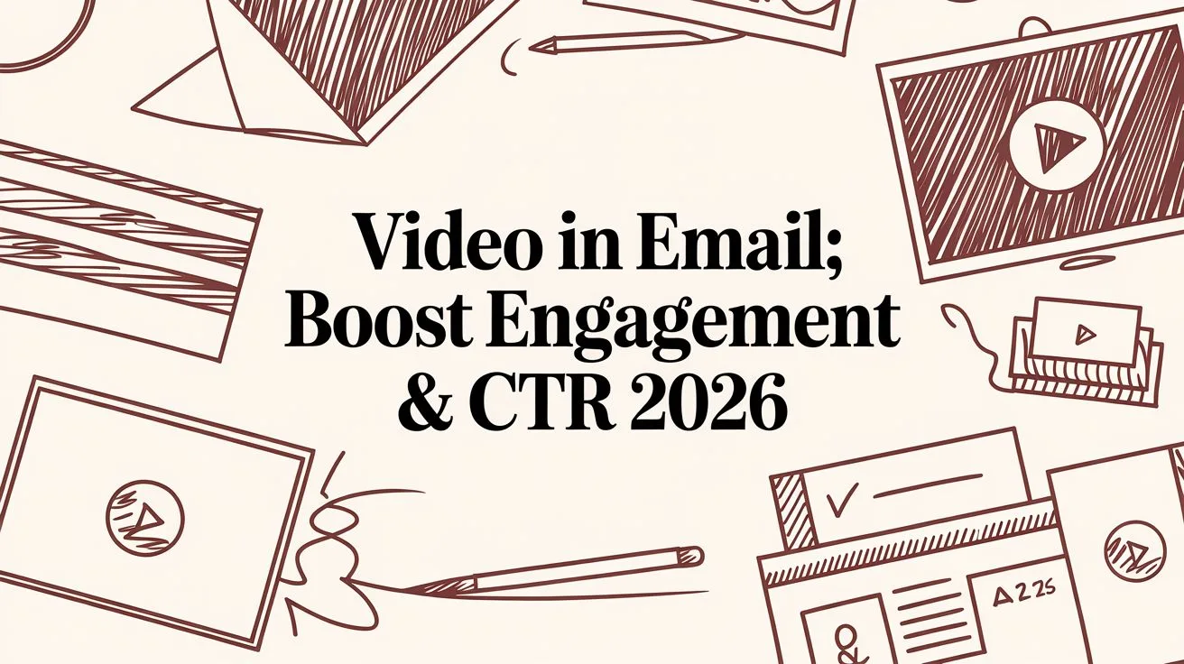 Video in E-Mails: Engagement und Klickrate 2026 steigern